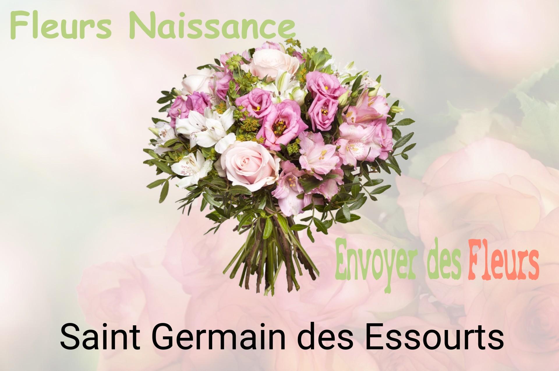 Bouquet de fleurs de naissance livré à Saint-Germain-des-Essourts